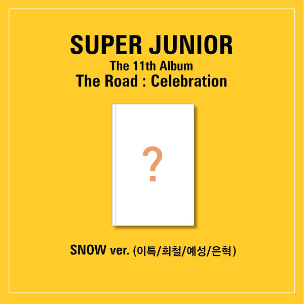 슈퍼주니어 - 정규앨범 11집 Vol.2_'The Road : Celebration'(SNOW ver.)