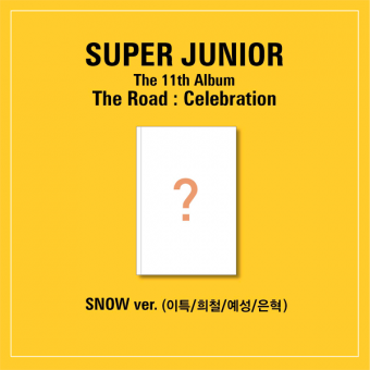 슈퍼주니어 - 정규앨범 11집 Vol.2_'The Road : Celebration'(SNOW ver.)