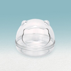 [아마존] 햄스터 목욕하우스 BE-Y40 (투명)