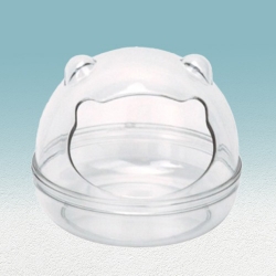 [아마존] 햄스터 목욕하우스 BE-Y42 (투명)