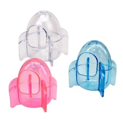 [아마존] 미니로켓모양 햄스터 목욕하우스 BE-Y30 (RED, BLUE, WHITE)