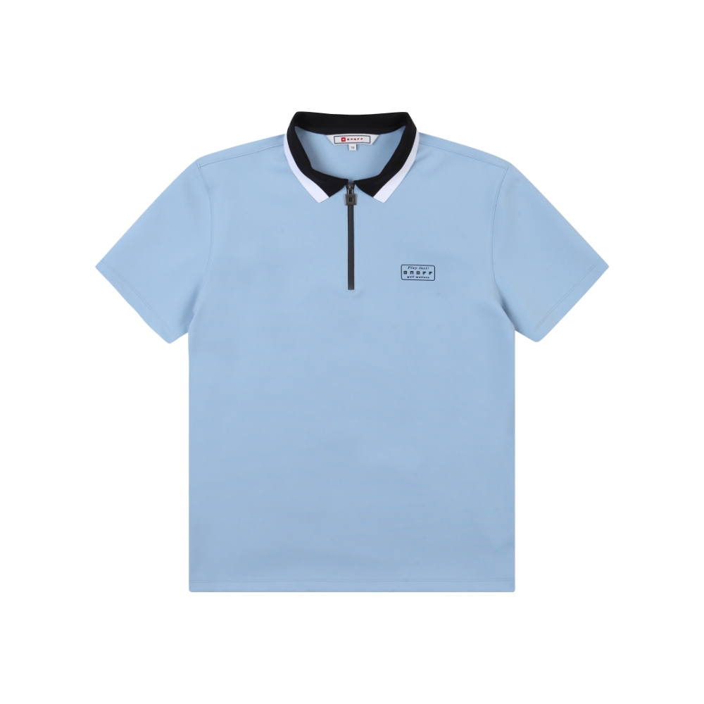 [온오프골프웨어] 남성 네오플랜 반집업 티셔츠 OF9043GA_BLUE