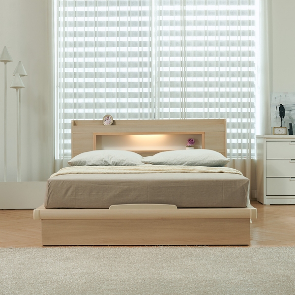 이노센트 클래시 LED 편백 평상형 침대 SS/Q 3colors