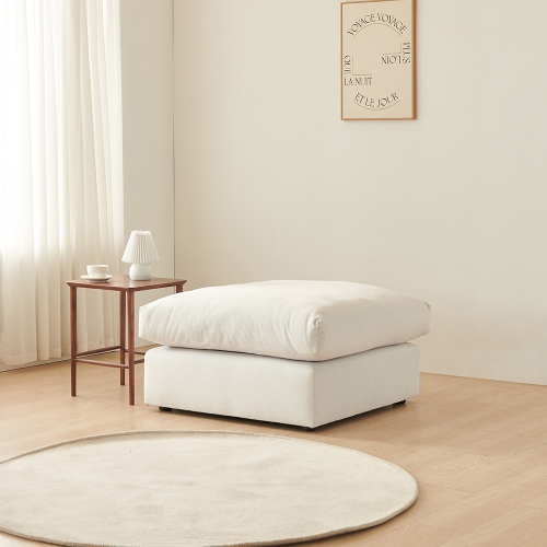 ★한정수량특가★ 이노센트 하늘 구스 아쿠아 패브릭 소파 스툴 i105659