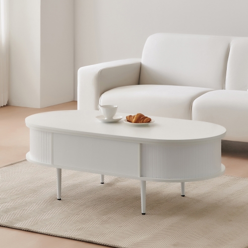 ★공식몰 단독 특가★ 이노센트 카라 타원형 리프트 거실 소파테이블 1200 i104738