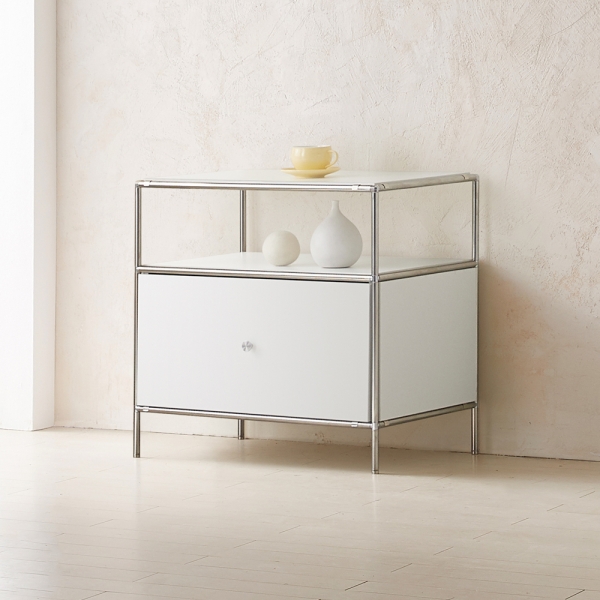 ★한정수량특가★ 이노센트 스틸린 미드센츄리 675 모듈 2단 협탁 서랍형 i104815