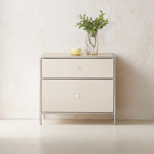 ★한정수량특가★ 이노센트 스틸린 미드센츄리 675 모듈 2단 협탁 서랍형 i104815