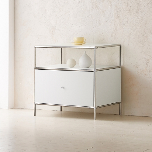 ★한정수량특가★ 이노센트 스틸린 미드센츄리 675 모듈 2단 협탁 서랍형 i104815