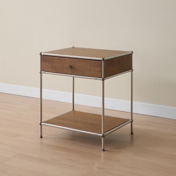 이노센트 미드센츄리 스탠스 원목 500 사이드 모듈 수납 협탁 i105027