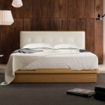 이노센트 E0등급 비스킷 가죽 헤드 1단 2서랍 수납 침대 프레임 SS/Q (+매트리스 선택)