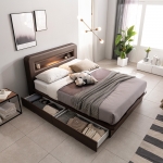 이노센트 볼드 LED 2칸 서랍형 프레임 SS/Q