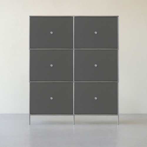 ★공식몰 단독 특가★ 이노센트 사이버 메탈 미드센츄리  1000 3단 6서랍 모듈 수납장 서랍형 i105222