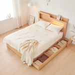 이노센트 루모스 LED 1단 3서랍 수납침대 Q＋9존매트 i105644