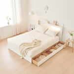 이노센트 루모스 LED 1단 3서랍 수납침대 Q＋케미컬폼매트 i105643