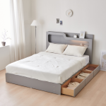 이노센트 루모스 LED 1단 3서랍 수납침대 Q＋케미컬폼매트 i105643