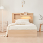 이노센트 루모스 LED 1단 3서랍 수납침대 SS＋케미컬폼매트 i105648