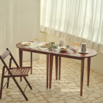 이노센트 시네마 원목 반원 식탁 테이블 1200 i105666