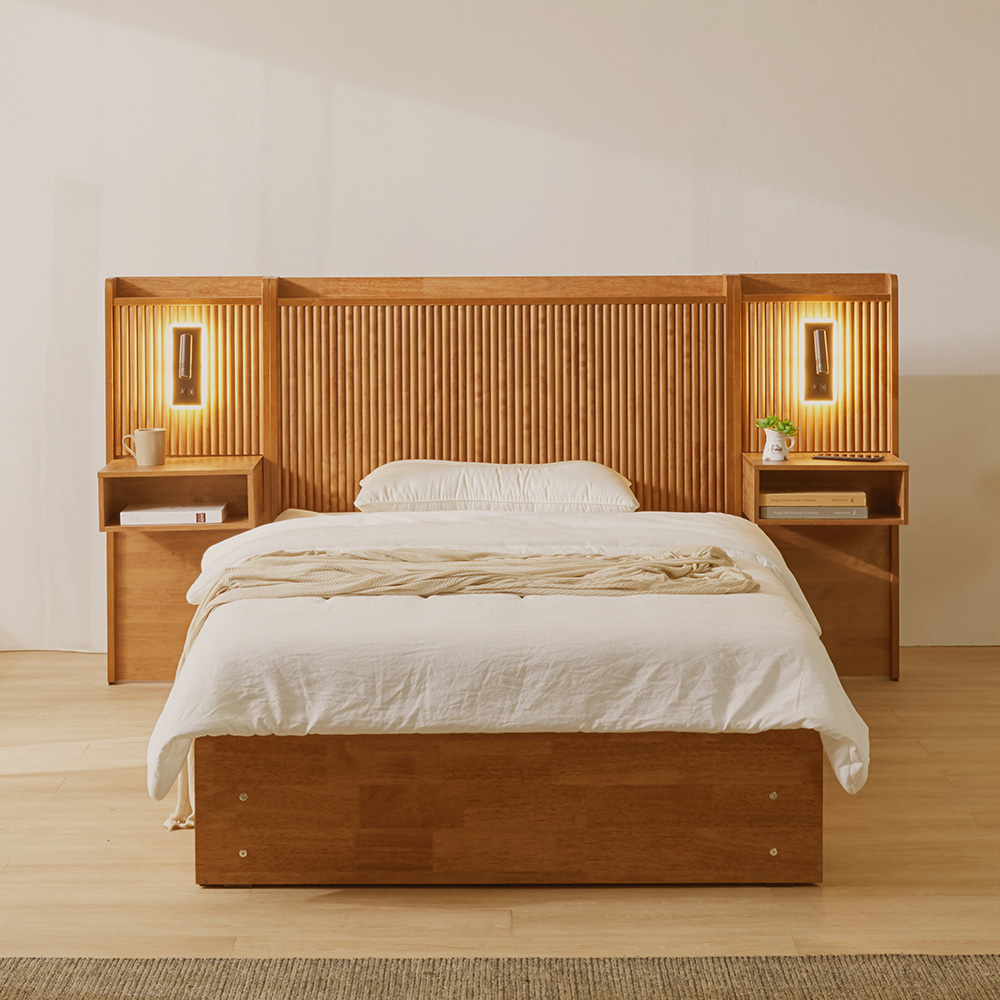 이노센트 알토 템바보드 호텔 수납 침대 프레임 SS i105774