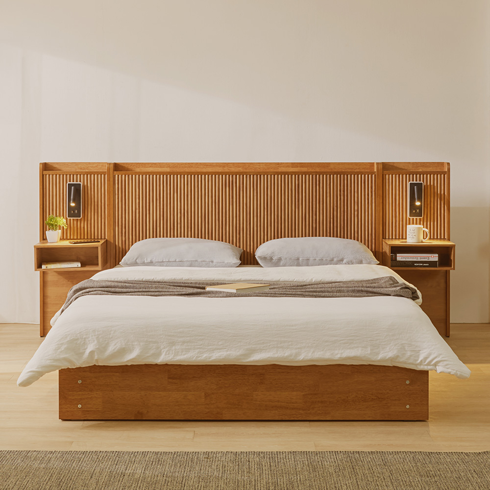 ★공식몰 단독 특가★ 이노센트 알토 템바보드 호텔 수납 침대 프레임 Q i105775