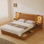 ★공식몰 단독 특가★ 이노센트 알토 템바보드 호텔 수납 침대 프레임 Q i105775