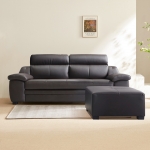 ★한정수량특가★ 이노센트 데미 천연면피가죽 3인/4인 소파 (+스툴, 카우치 선택)