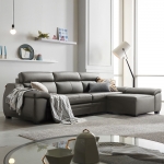 ★한정수량특가★ 이노센트 데미 천연면피가죽 3인/4인 소파 (+스툴, 카우치 선택)