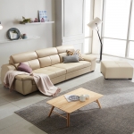 ★한정수량특가★ 이노센트 데미 천연면피가죽 3인/4인 소파 (+스툴, 카우치 선택)