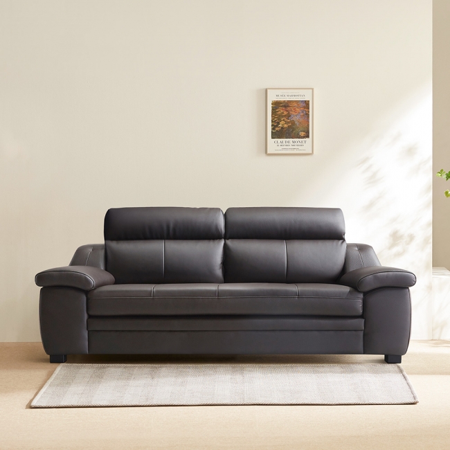 이노센트 데미 천연면피가죽 3인/4인 소파 (+스툴, 카우치 선택)