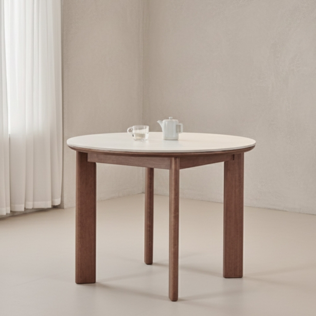 ★신상품 런칭 특가★ 이노센트 플랫 원목 식탁 테이블 1000 (의자미포함) i105998