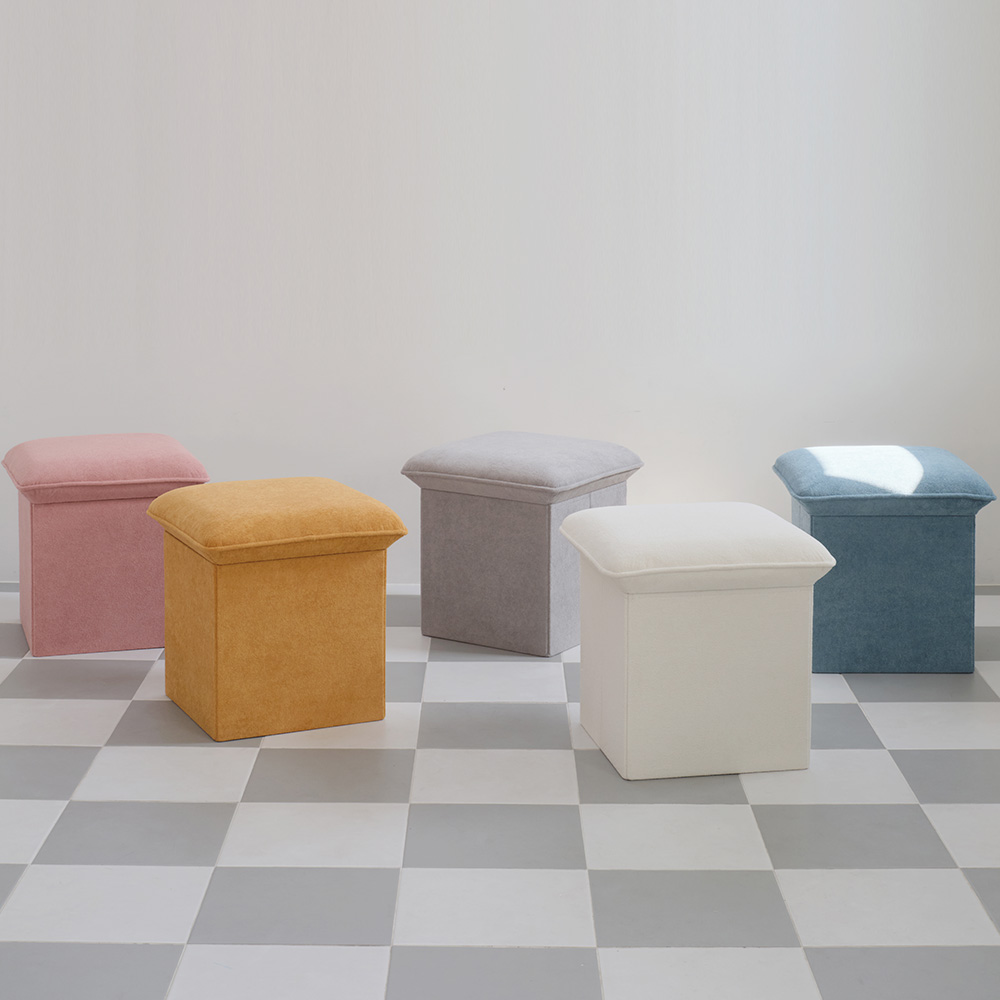 이노센트 도디 투웨이 알파카 울 방석 수납 스툴 i106055