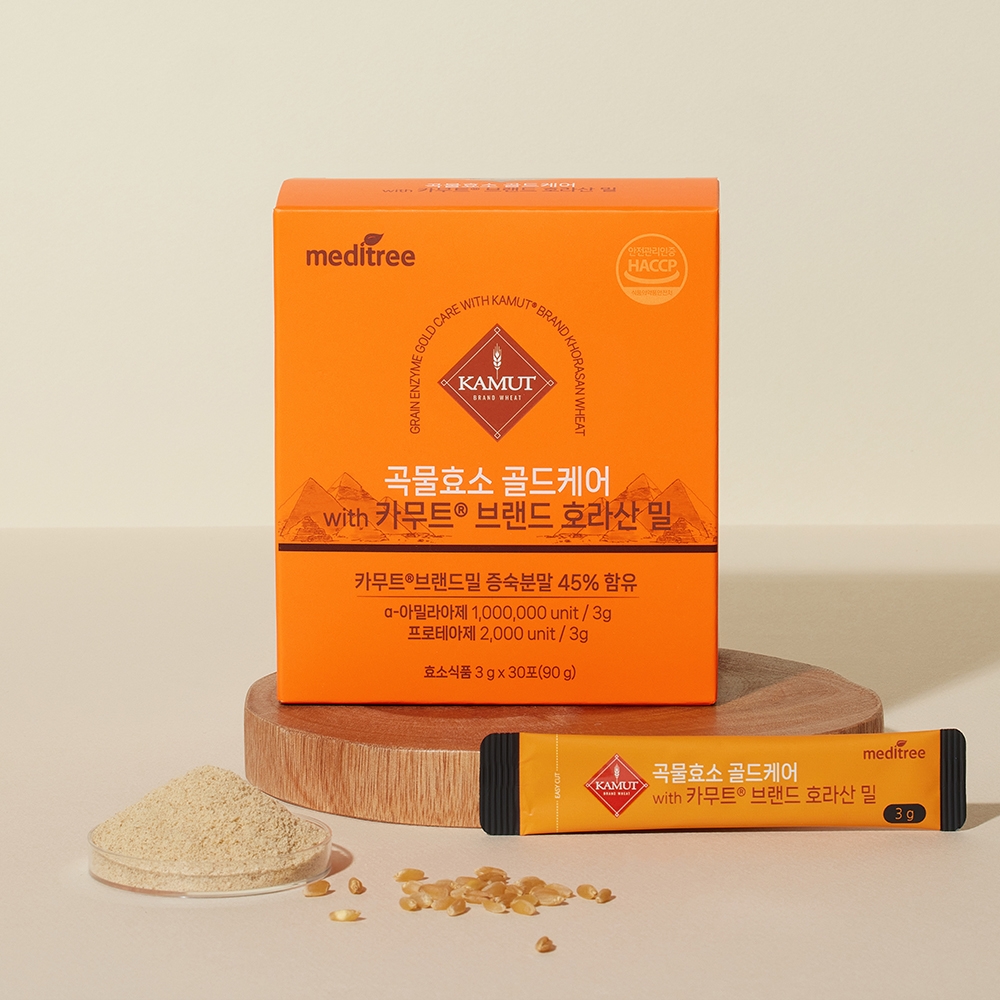 [⚡단독특가] 카무트 곡물 효소 골드 5박스