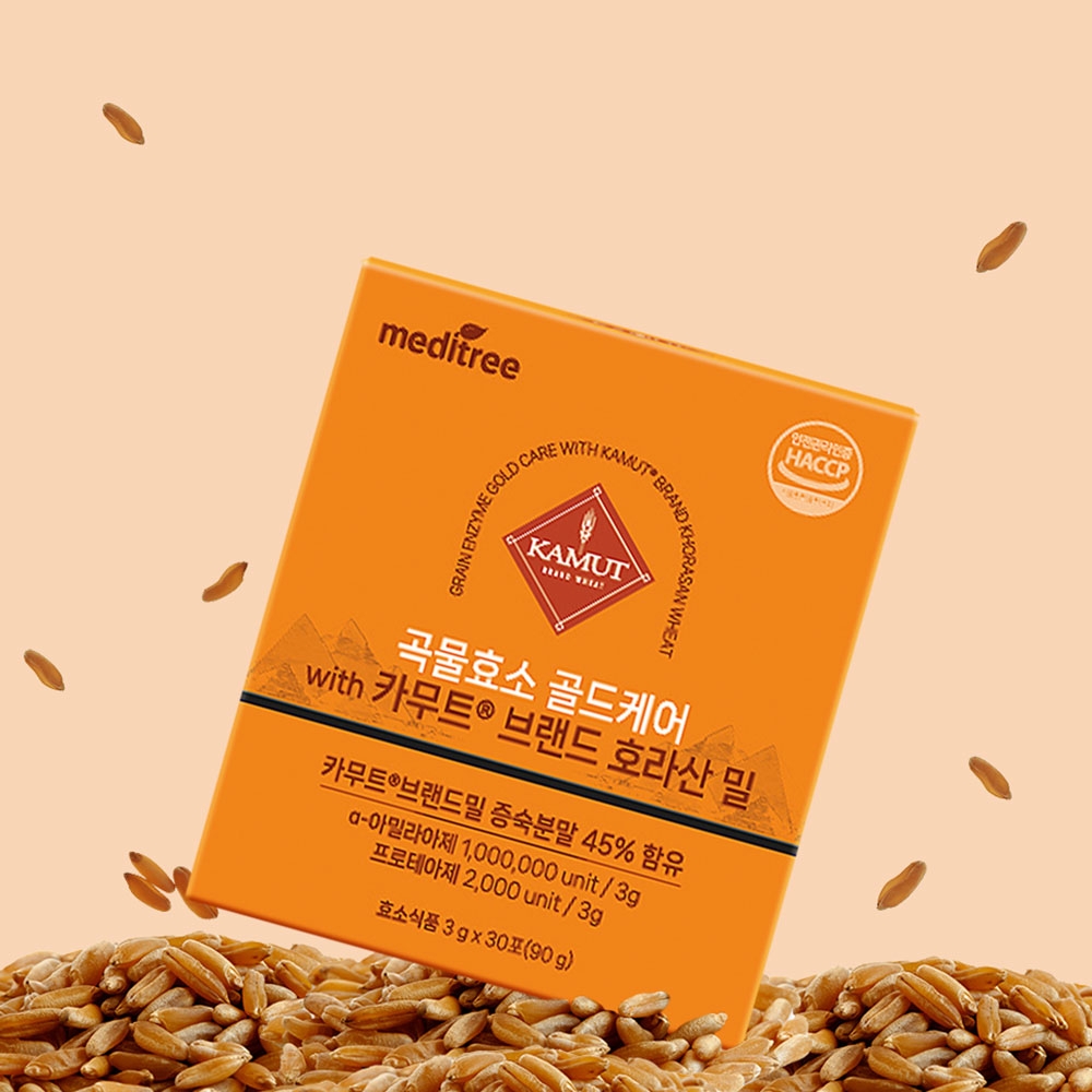 [⚡단독특가] 카무트 곡물 효소 골드 12박스