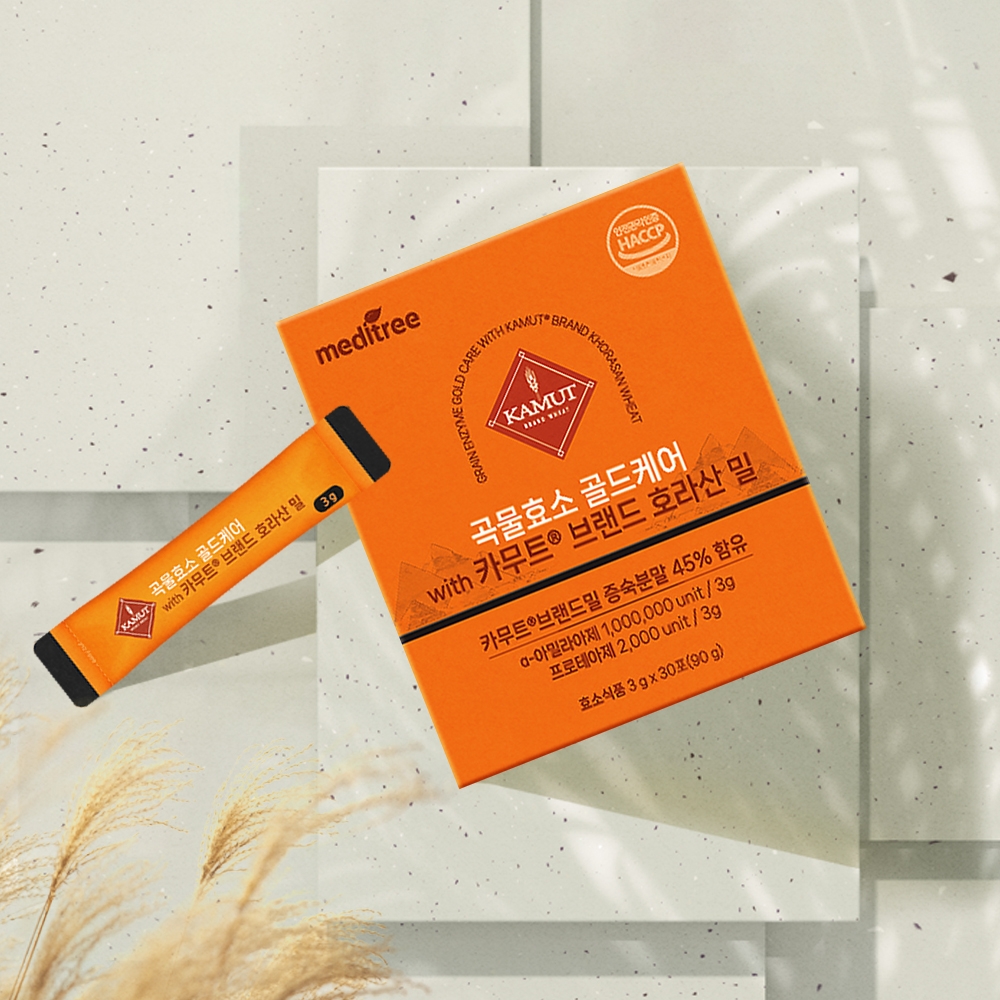 [⚡단독특가] 카무트 곡물 효소 골드 12박스