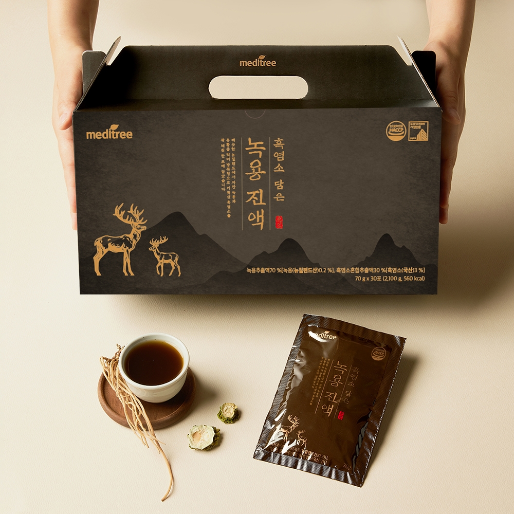 [⚡단독특가] 흑염소 담은 생 녹용 진액 5박스