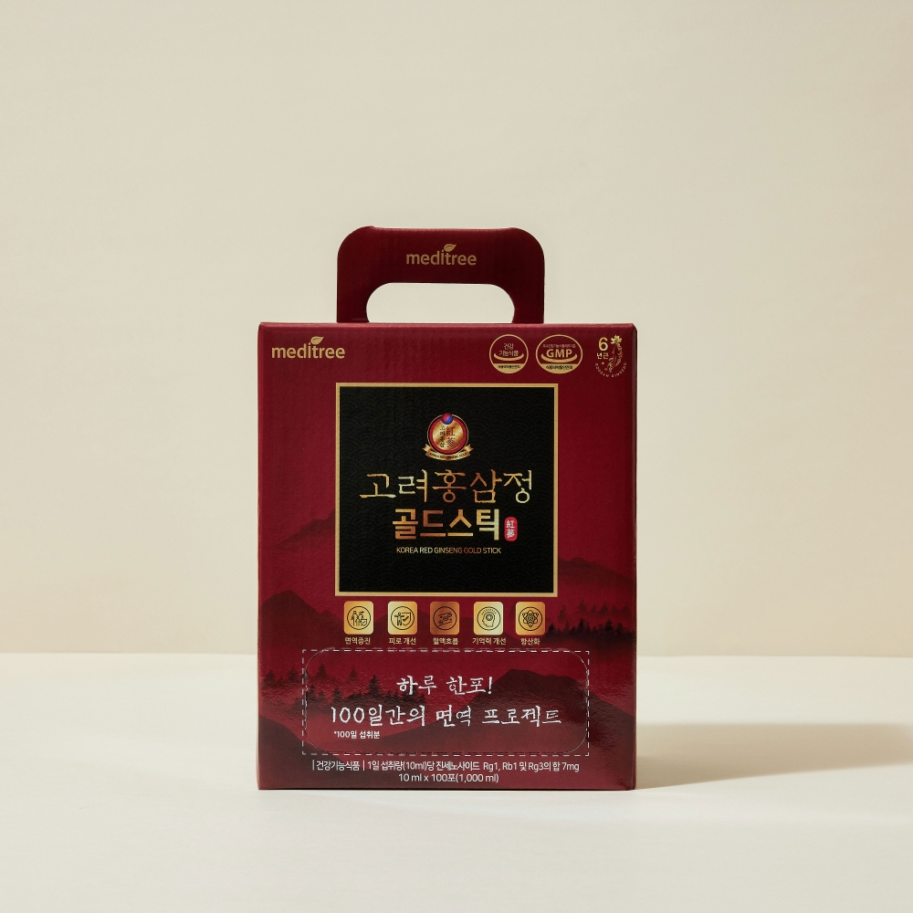 고려 홍삼정 골드 스틱 1박스 100포 대용량