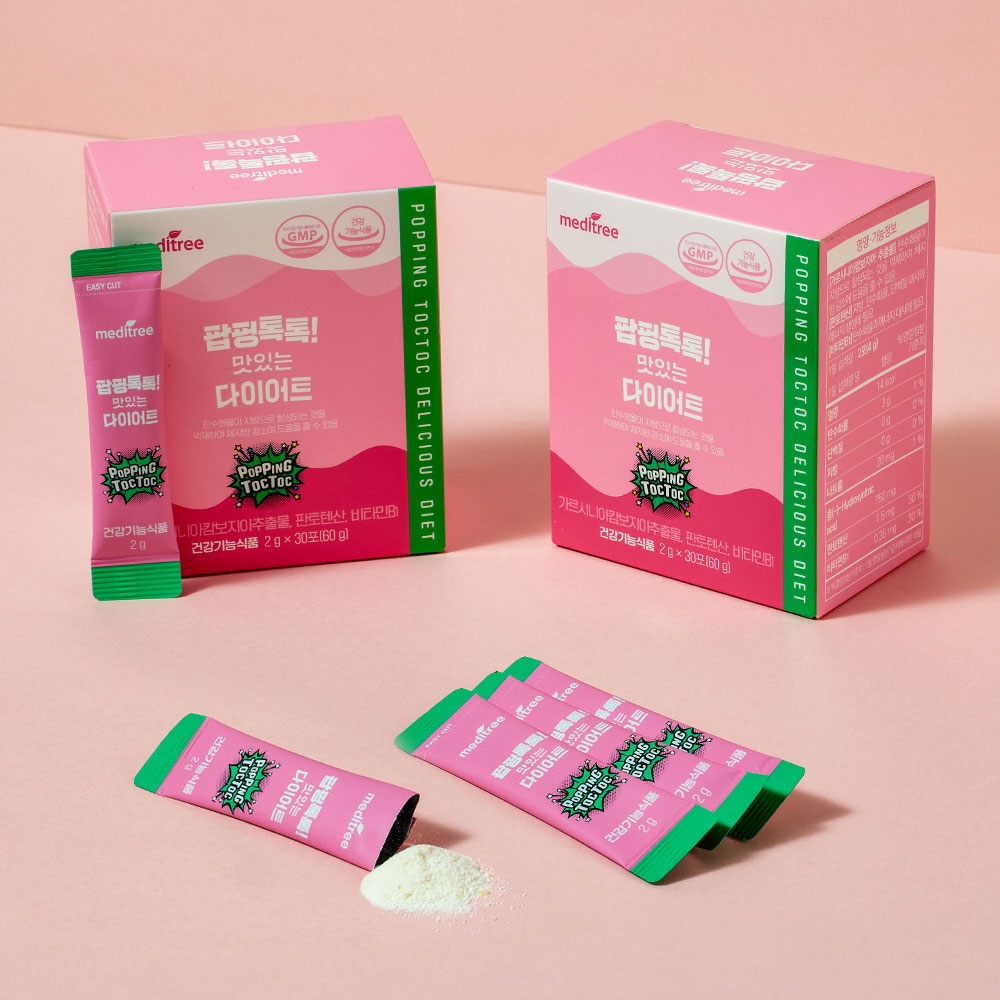 팝핑톡톡 맛있는 다이어트 4박스