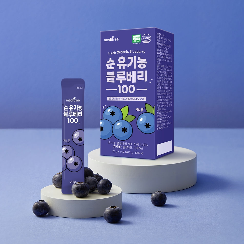 ✨NEW✨순 유기농 블루베리 스틱 100 1박스