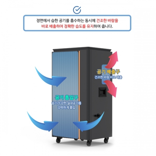 캐로스 산업용 제습기 120L 펌프형 애쉬그레이 공장 사무실 대형 대용량 CDH-120PG