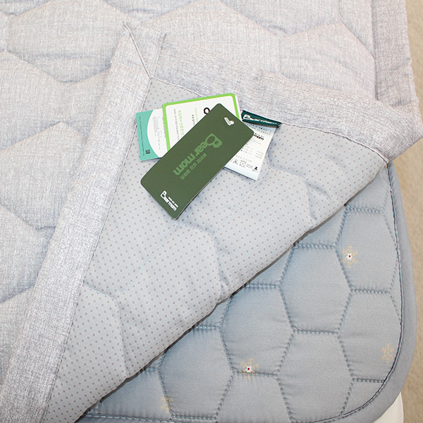 [국내생산] 전기매트용 베어맘패드 도톰한 마이크로 원단 침대 패드 싱글 사계절사용