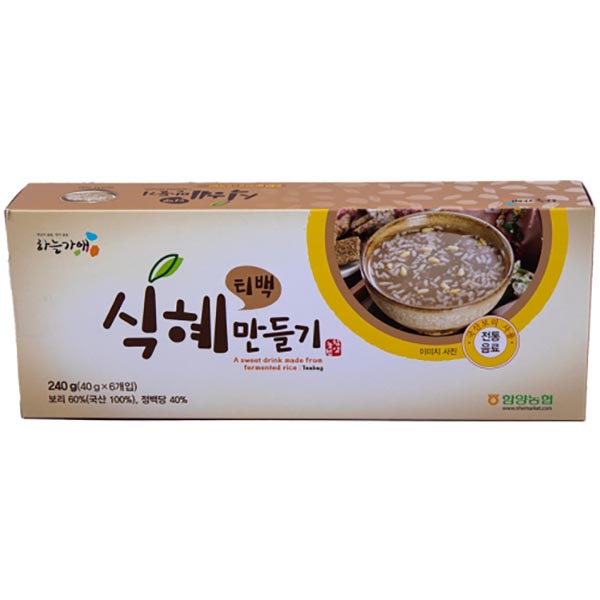 함양농협 하늘가애 식혜만들기티백 40g*6