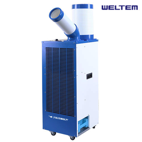 웰템 코끼리 산업용 이동식에어컨 WPC-2000 1구 실외기없는 현장 야외