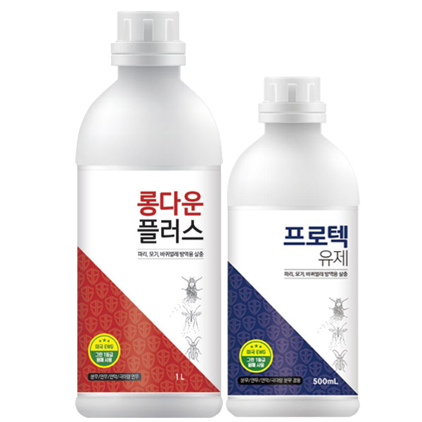 국보 연막 살충제 롱다운플러스 + 내성없는 프로텍 연무 파리 모기 해충 방역