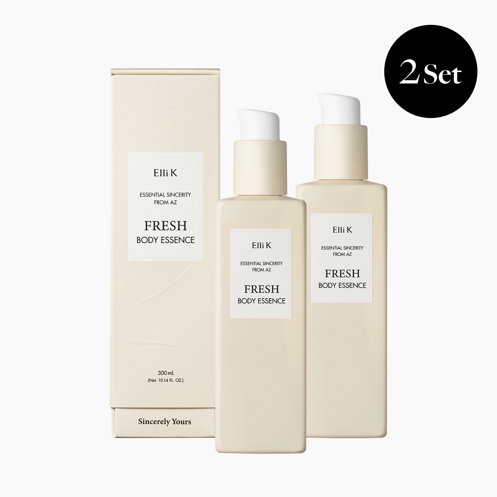 에센셜 신세러티 프롬 에이지프레시 바디 에센스 300ml 2개 세트