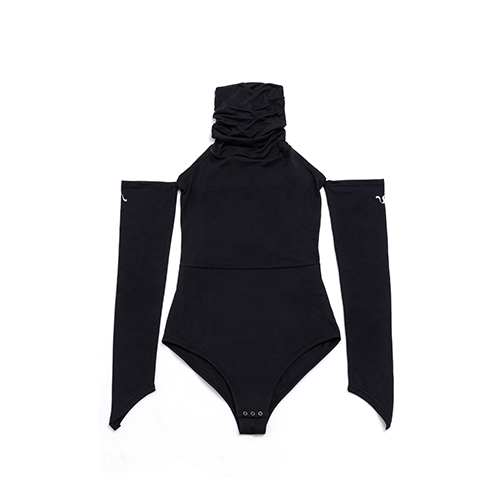 Loose Neck Long Sleeve Bodysuit