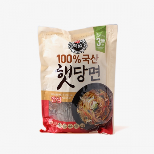 백설 100% 국산 햇당면 400g