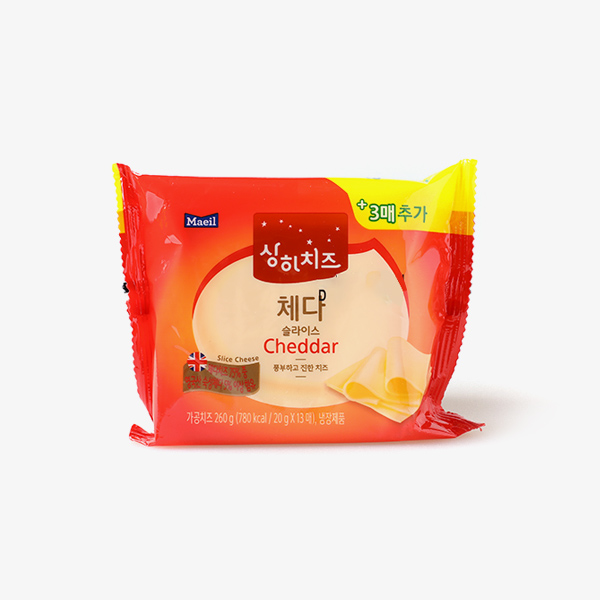 상하 체다 슬라이스 치즈 260g