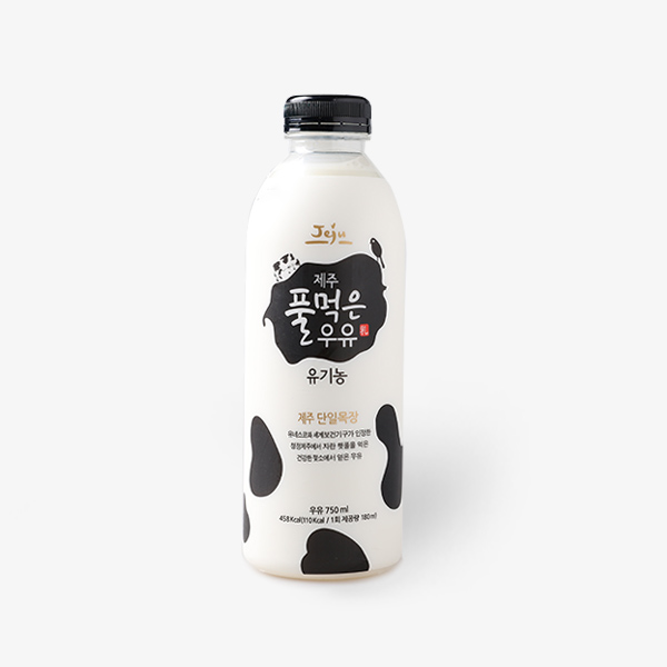 제주 유기농 풀먹은 우유 750ml