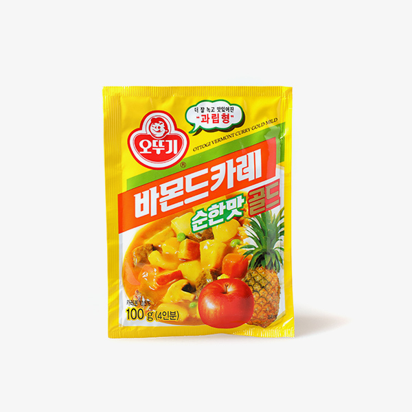 오뚜기 바몬드카레 순한맛 골드 100g