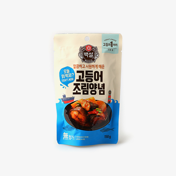 백설 고등어 조림양념 150g