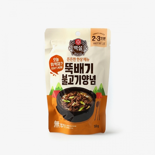 백설 뚝배기 불고기 양념 150g